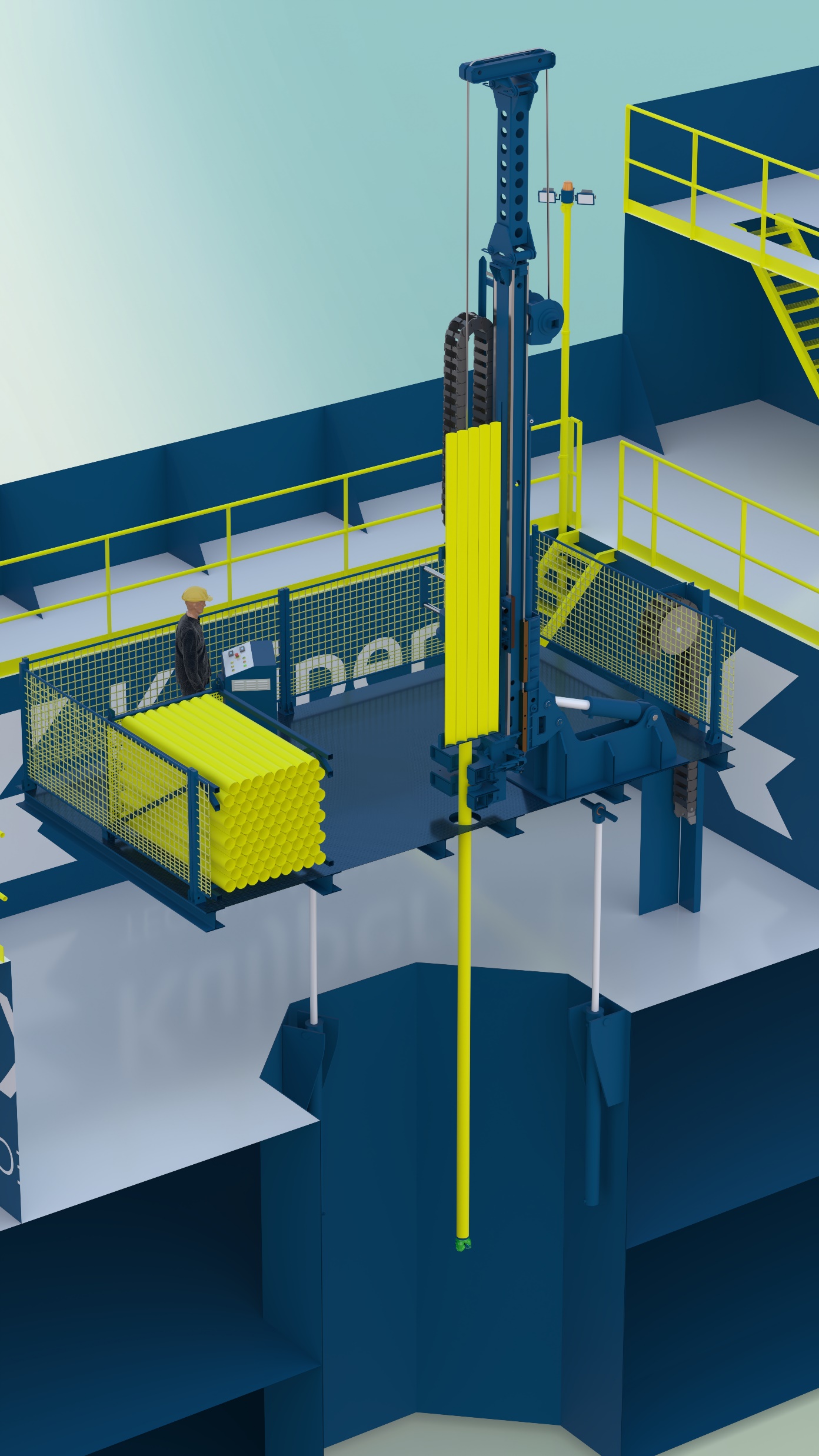 AHCDP - Platform detail bovenaanzicht