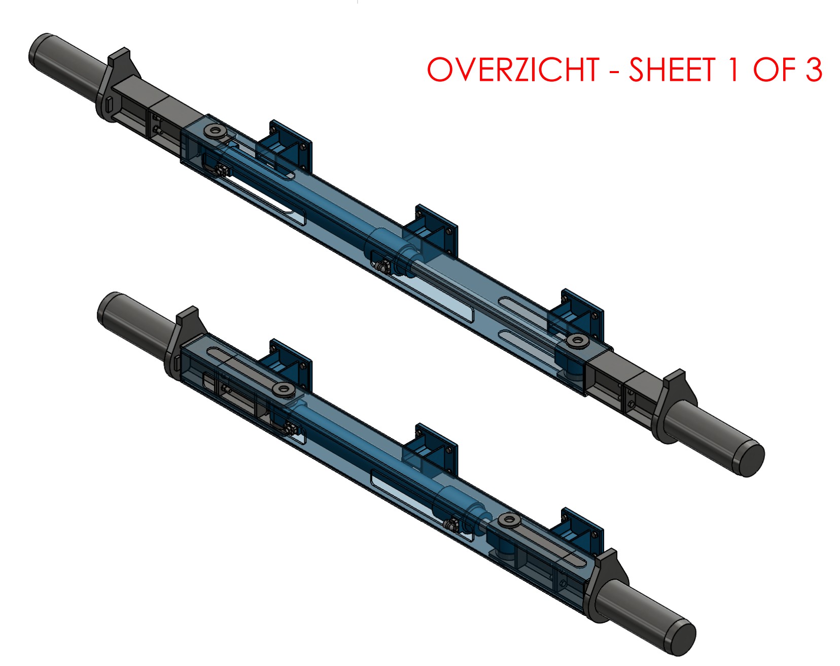 CAT 5110B - 3D CAD overzicht pennen manipulator