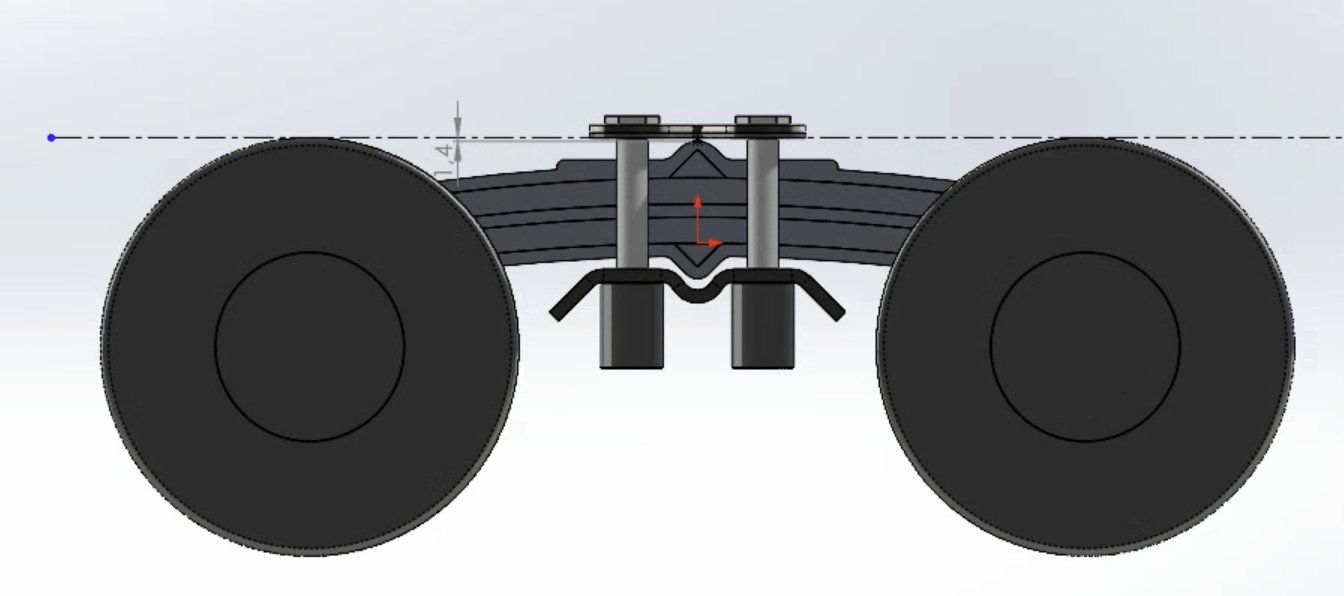 3D CAD ontwerp wielenset met rupsband