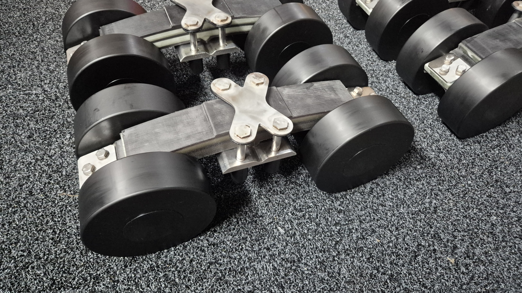 Geproduceerde wielensets bovenaanzicht